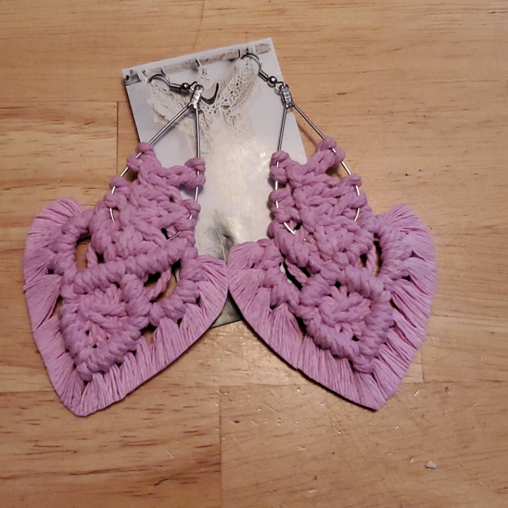 Macrame Earrings - image 1